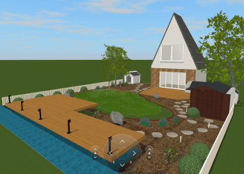 3D landscape design