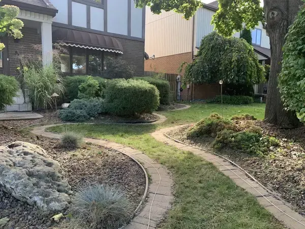 Driveway Edge Makeover before